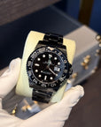 Rolex GMT-Master II PVD Black Dial on Oyster 116710LN Complete Open Date