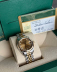 Rolex Datejust 31 Champagne Diamond Dial on Jubilee 178343 Complete 2014