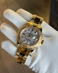 Rolex Yacht Master Mother Of Pearl Dial on Oyster 16628