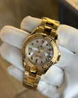 Rolex Yacht-Master Mother of Pearl Ruby Dial on Oyster 168628