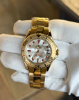 Rolex Yacht-Master Mother of Pearl Ruby Dial on Oyster 168628