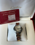 Cartier Ballon Bleu White Dial on Bracelet W2BB0002 Complete 2020