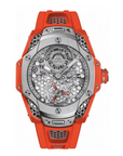 Hublot Big Bang Tourbillon Samuel Ross Automatic Sapphire Dial on Strap 428.NX.0100.RX.SRA22 with Box 2022