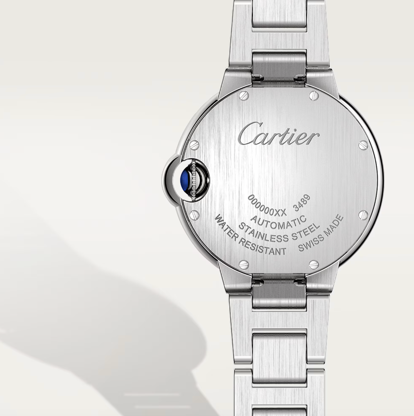 Cartier Ballon Bleu 33mm Silver Dial on Stainless Steel W4BB0021 Complete 2023