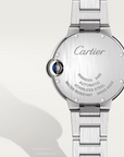 Cartier Ballon Bleu 33mm Silver Dial on Stainless Steel W4BB0021 Complete 2023