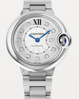 Cartier Ballon Bleu 33mm Silver Dial on Stainless Steel W4BB0021 Complete 2023