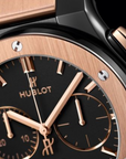 Hublot Classic Fusion Chronograph Black Dial on 18k King Gold/titanium Bracelet 540.CO.1180.CO Complete 2026