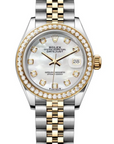 Rolex Lady-Datejust Mother of Pearl Factory Diamond Dial on Jubilee 179383 Complete 2013
