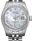Rolex Datejust Pink Mother of Pearl Roman Dial on Jubilee 178274 Complete 2016