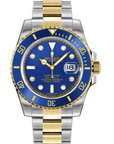 Rolex Submariner Blusey Blue Dial on Oyster 116613LB Complete 2012