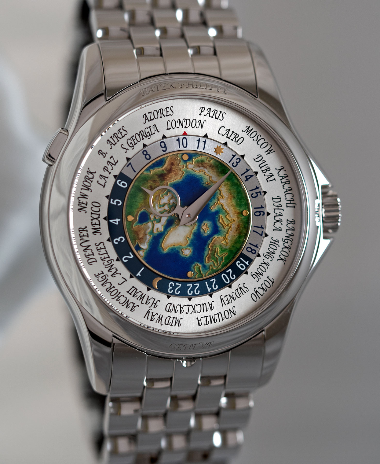 Patek Philippe Complications World Time Cloisonné World Map Dial on 5131/1P-001 Complete 2021