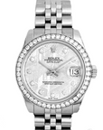 Rolex Datejust Meteorite Diamond Dial on Jubilee 178384RBR Complete 2015