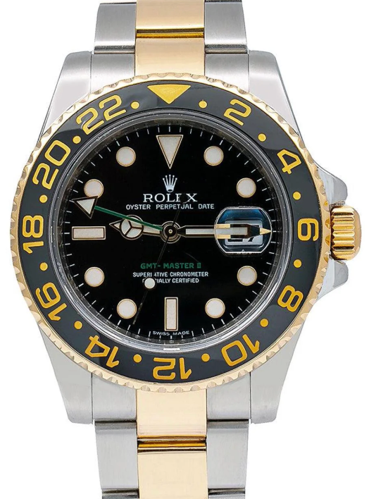 Rolex GMT-Master II Black Dial on Oyster 116713LN Complete 2014