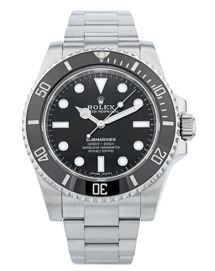 Rolex Submariner No-Date Black Dial on Oyster 114060 Card 2017