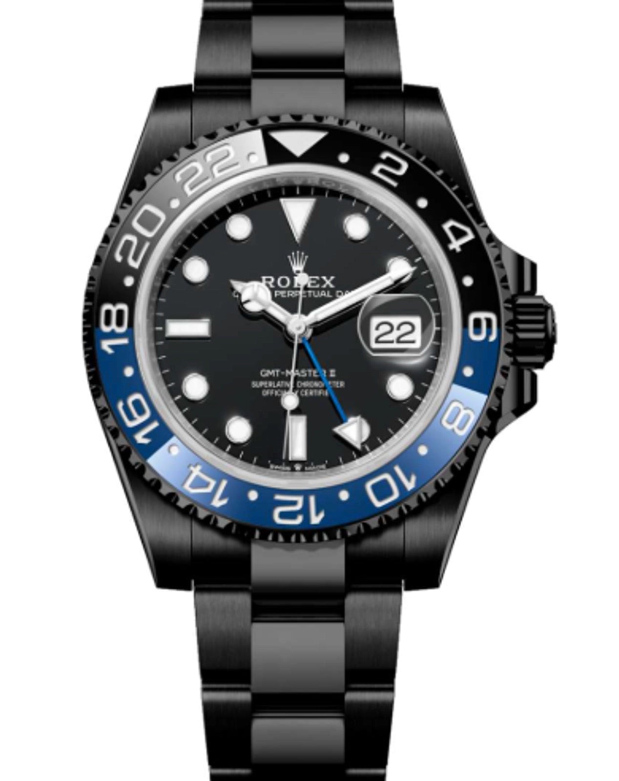 Rolex GMT-Master II 'Batman' PVD Black Dial on Oyster 116710BLNR Card 2017