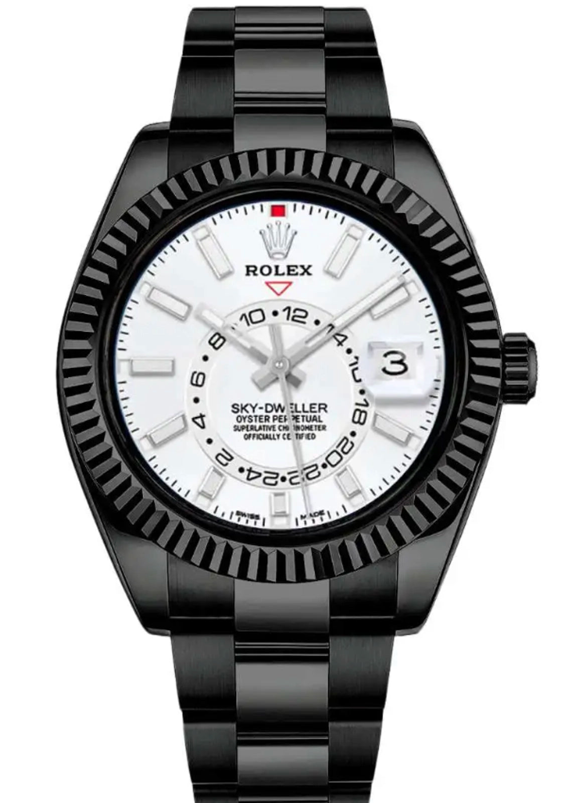 Rolex SkyDweller PVD White Dial on Oyster 326934 Card 2019