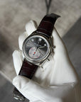 Patek Philippe Complications Annual Calendar Chronograph Anthracite Dial on Crocodile 5960P-001 Complete 2009