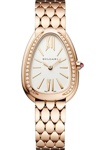 Bvlgari Serpenti Seduttori Silver Dial on Bracelet 103146