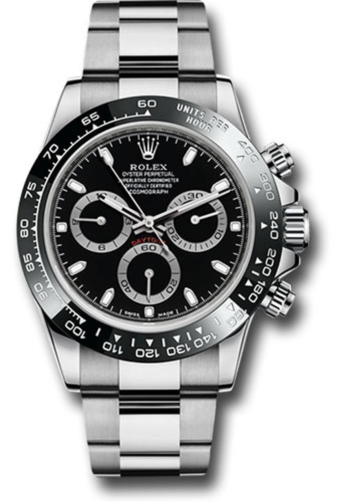 Rolex Daytona Black Dial on Oyster 116500LN Card 2019