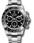 Rolex Daytona Black Dial on Oyster 116500LN Card 2023
