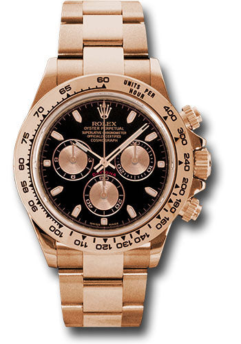 Rolex Daytona Black Index Dial on Oysterlock 116505 Card 2013