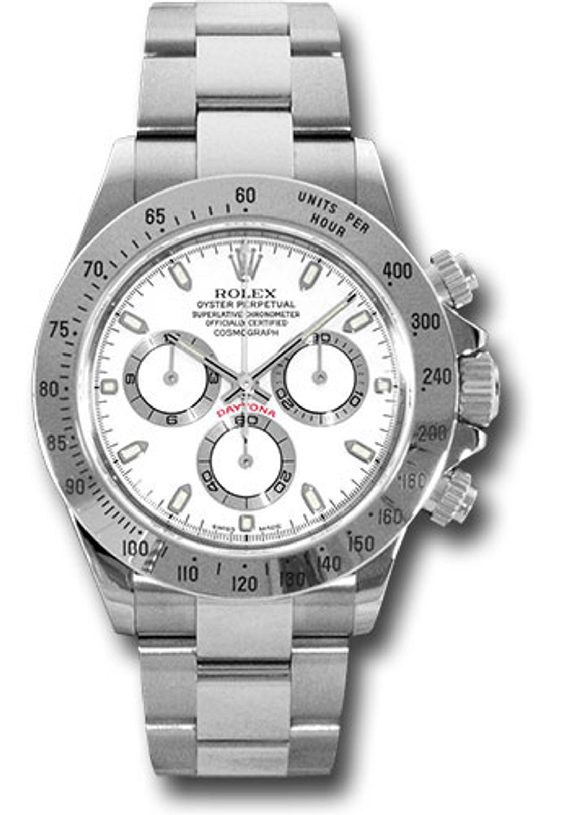 Rolex Daytona White Dial on Oyster 116520