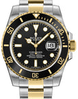 Rolex Submariner Black Dial on Oyster 116613LN Complete 2017