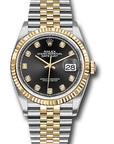 Rolex Datejust 36 Black Diamond Dial on Jubilee 126233 Complete 2024