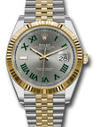 Rolex Datejust 41 Slate Green Roman Dial on Jubilee 126333 Complete 2020