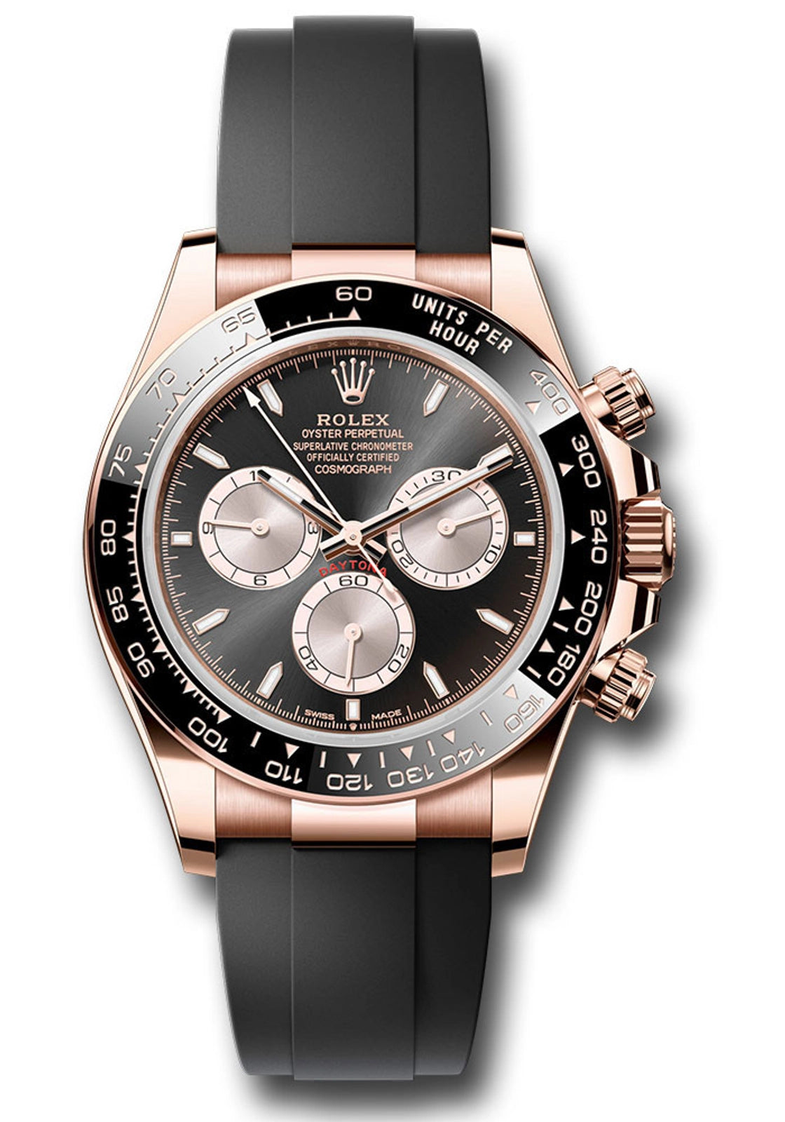 Rolex Daytona Black And Sundust Index Dial on Oysterflex 126515LN Complete 2024