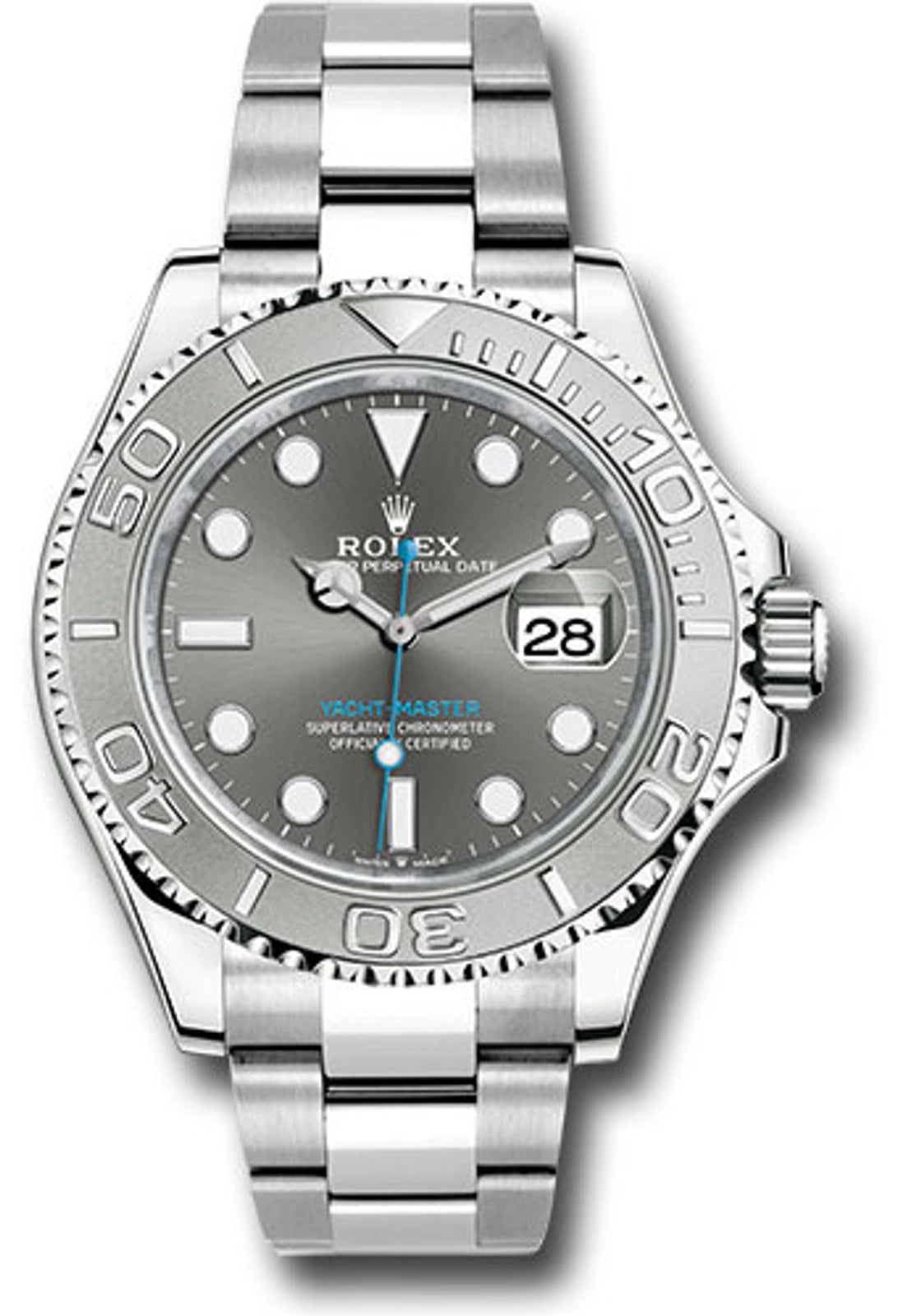 Rolex Yacht-Master Dark Rhodium Dial on Oyster 126622 Card 2023