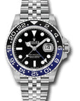 Rolex GMT-Master II Batgirl Black Dial on Jubilee 126710BLNR Card 2023