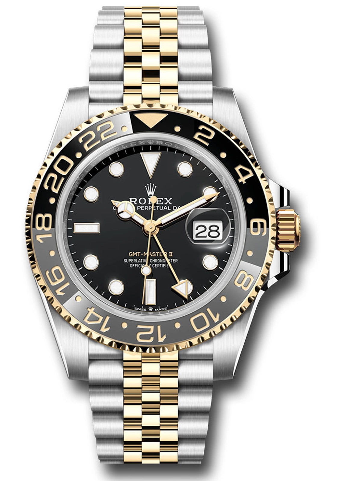 Rolex GMT-Master II Black “Bumblebee” Dial on Jubilee 126713GRNR Card 2024