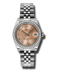 Rolex Datejust 31 Pink Roman Dial on Jubilee 178384 Complete 2013