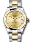 Rolex Datejust 31 Champagne Index Dial on Oyster 278243 Complete 2019
