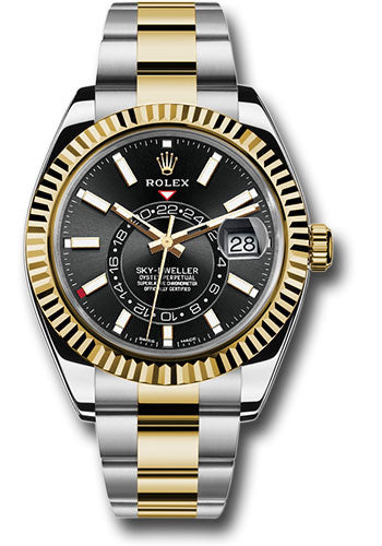 Rolex SkyDweller Black Dial on Oyster 326933 Card 2018