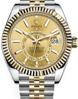 Rolex SkyDweller Champagne Dial on Jubilee 326933 Complete 2021