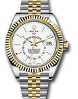 Rolex SkyDweller White Dial on Jubilee 326933 Complete 2021