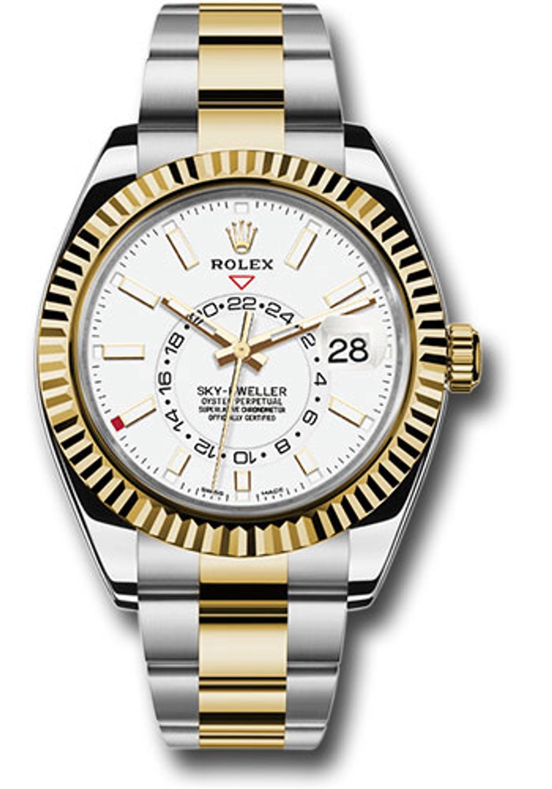 Rolex SkyDweller White Dial on Oyster 326933 Card 2020