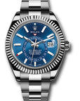 Rolex SkyDweller Blue Dial on Oyster 326934 Card 2020