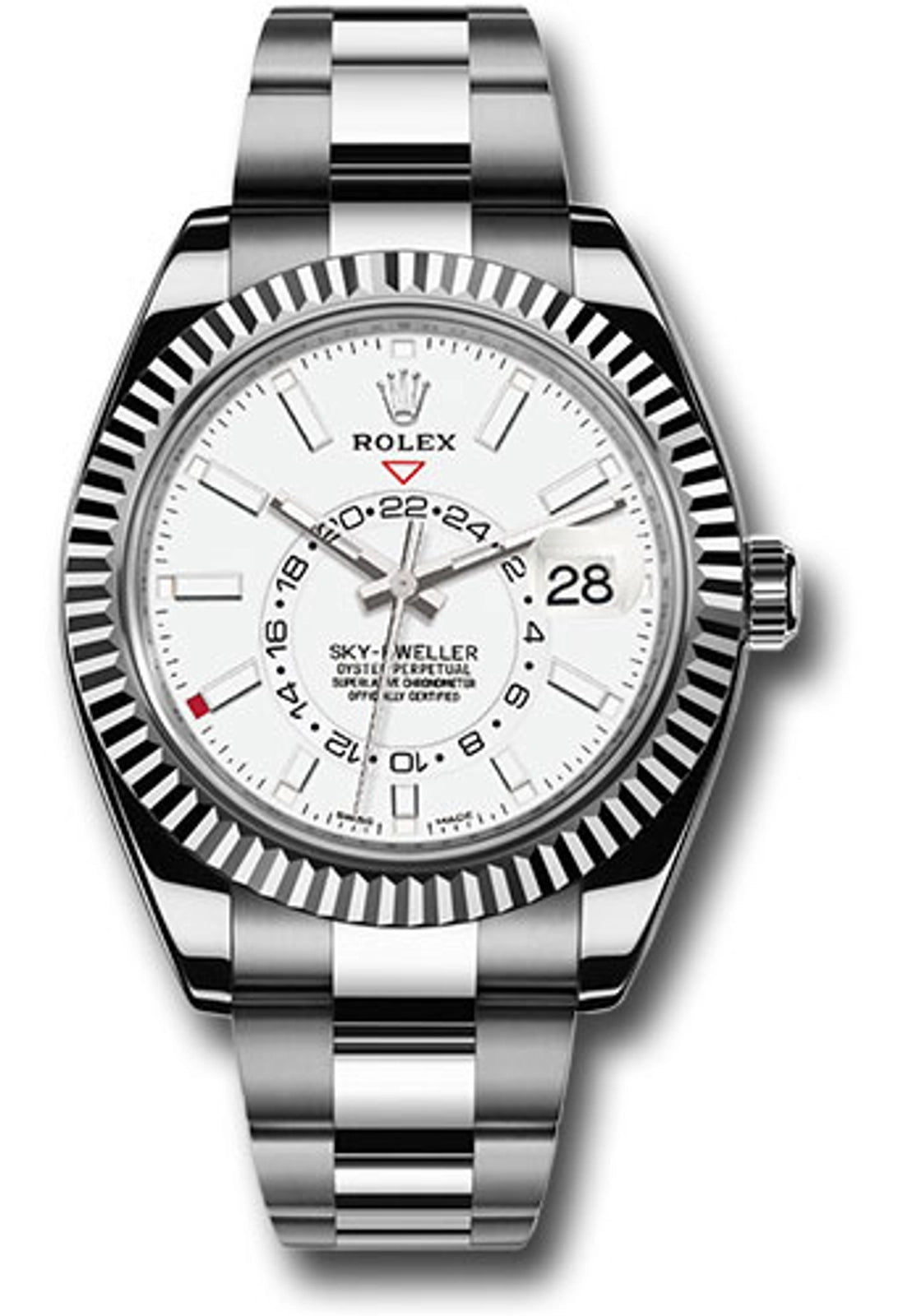 Rolex SkyDweller White Dial on Oyster 326934 Card 2020