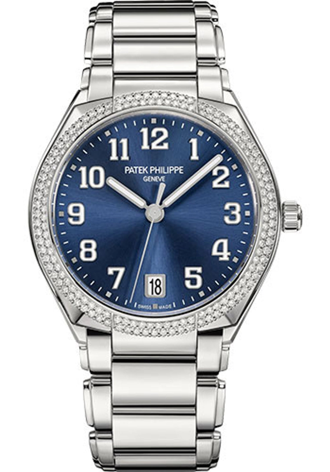 Patek Philippe Twenty-4 Blue Sunburst Dial on Bracelet 7300/1200A-001 Papers 2022