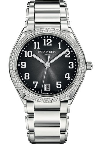 Patek Philippe Twenty-4 Gray Sunburst Dial on Bracelet 7300/1200A-010 Complete 2021