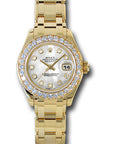 Rolex Datejust Pearlmaster 29 Mother-Of-Pearl Diamond Dial on Pearlmaster 80298 Complete 2006