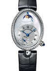 Breguet Reine de Naples 8908 MOP Dial on Leather Satin Strap 8908BB52864D00D with Box