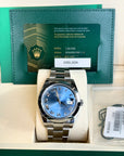 Rolex Datejust 41 Blue Roman Dial on Oyster 126300 Complete 2026