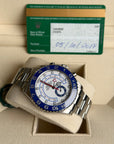 Rolex Yacht-Master II Matt White Dial on Oyster 116680 Card 2017