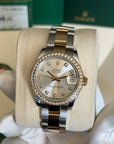 Rolex Datejust 31 Silver Diamond Dial on Oyster 178383 Complete 2018