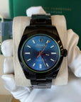 Rolex Milgauss Blue Dial on Oyster 116400GV Complete 2014