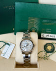 Rolex Datejust 31 White Mother-Of-Pearl Diamond Dial on Oyster 278274 Complete 2022